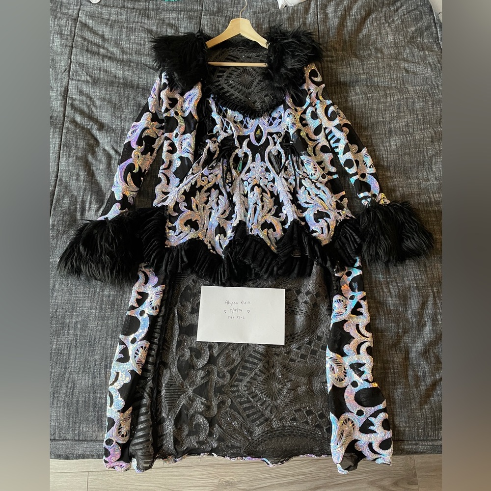 Disco Lemonade / Vanishing Fae Ice Queen Babydoll Dress and Duster Set